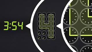 It's literally a clock made of tiny clocks