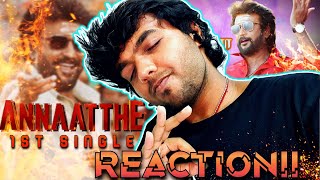Annaatthe First Single | REACTION!! | Superstar Rajinikanth | D Imman | Siva | Nayanthara