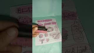 BLACK Pink stickers #day 1 black pink craft #sticker#anvi , s art and craft creatives