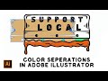 How to Color Separate Artwork For Screen Printing in Adobe Illustrator