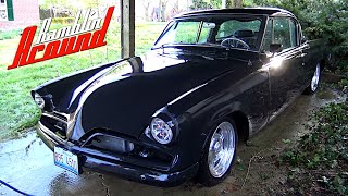 Custom 1956 Studebaker Sky Hawk - 53 Front Clip, 55 Taillights, Welded/Peaked Rear Fenders