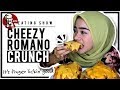 KFC CHEEZY ROMANO CRUNCH! LESS TALKING | EATING SHOW 🍗