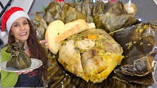 Cómo preparar TAMALES TOLIMENSES receta tradicional COLOMBIANA 🇨🇴