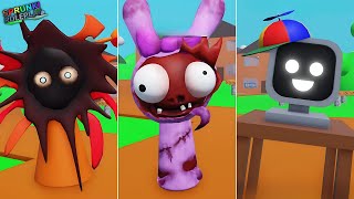 How to Get Mr. Fun + HORROR Pinki + HORROR Oren Badge Morphs in Sprunki RP 3D - ROBLOX