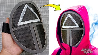 How To Make SQUID GAME Mask At Home | DIY SQUID GAME Costume | SQUID GAME In Real Life