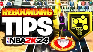 HOW TO GET EVERY REBOUND IN NBA 2K24!