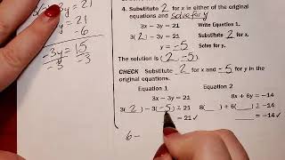 A1 - 7.4 Solve Linear Systems by Multiplying First