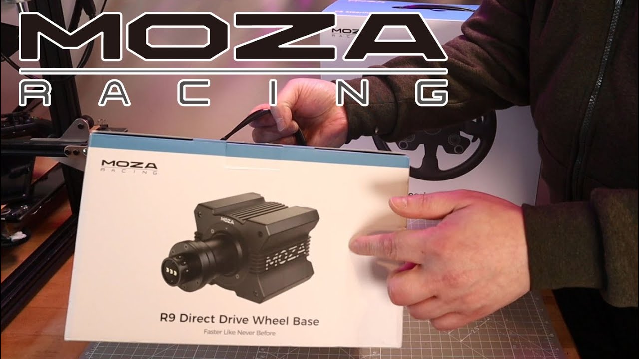 [UNBOXING] MOZA Racing R9 Wheelbase / CS Steering Wheel 😲 Seriously ...