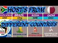 Fifa world cup Hosts from Different countries || Comparison || Comparison Video