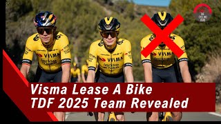 Team Visma Lease A Bike REVEAL Tour de France 2025 Squad with Jonas Vingegaard and Wout van Aert