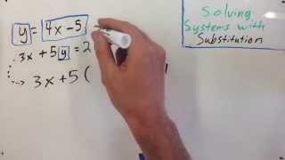 Solving Systems With Substitution