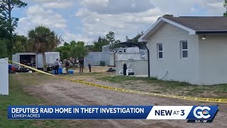 Deputies find stolen items at a Lehigh Acres home linked to construction theft investigation