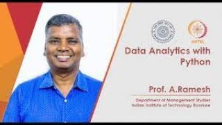 Data Analytics With Python | Week 3 Quiz | Assignment 3 Solution | NPTEL | SWAYAM 2023