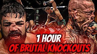1 Hour Of Brutal Knockouts! - MMA, Bareknuckle, Boxing & Kickboxing