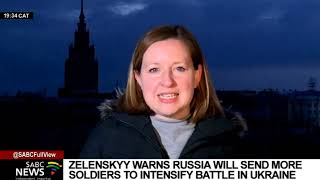 Zelenskyy warns Russia will send more soldiers to intensify battle in Ukraine