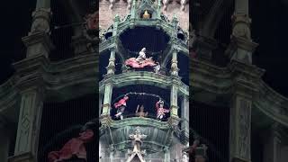 Rathaus-Glockenspiel Clock Performance at Marienplatz in Munich, Germany on November 2, 2024 (3)