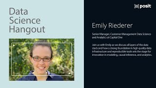 Emily Riederer @ Capital One | Explicit design at the start of a project | Data Science Hangout