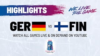 Highlights | Germany vs. Finland | 2023 #IIHFWorlds