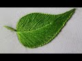 class 2 blanket stitch leaf embroidery for beginners