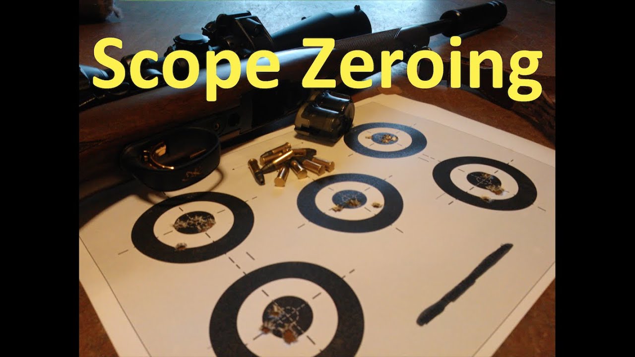Rifle Scope Zeroing Explained Youtube