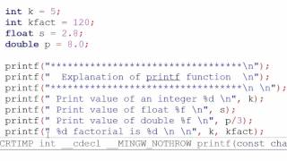 45. Printf function in C Programming (Hindi)