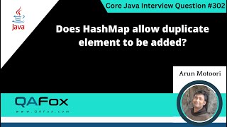 Does HashMap allow duplicate elements (Core Java Interview Question #302)