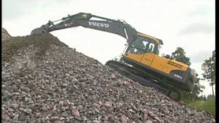 How to work on slopes with a Volvo Crawler Excavator (Part 9 of 15)