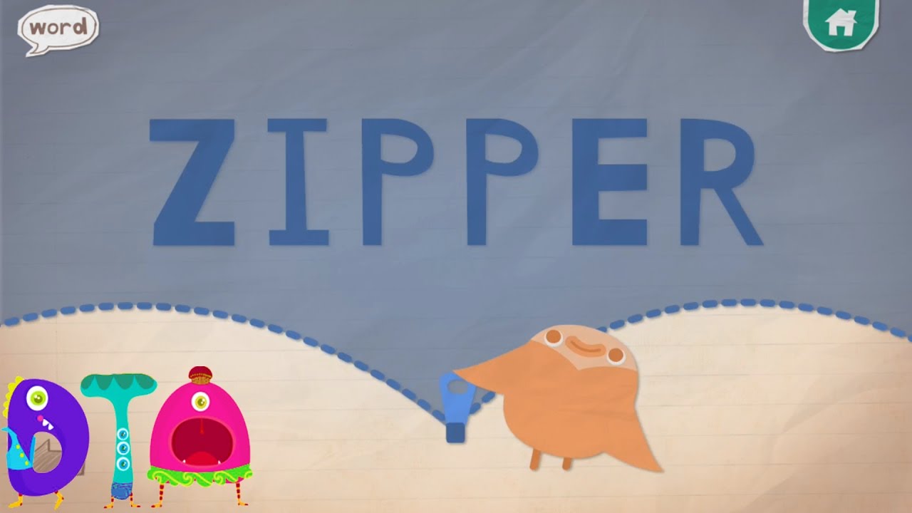 Endless Alphabet Letter Z Learn The Alphabet Abc Phonics For Kids