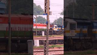 EMD locomotives, wdp4d and wdp4 acceleration #railway #shorts