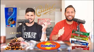 AMERICANS TRY SWISS CHOCOLATE | Was ist der beste??