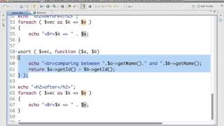 The usort Function in PHP