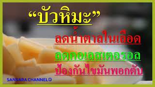 บัวหิมะ ลดน้ำตาลในเลือด ลดคอเลสเตอรอล ป้องกันไขมันพอกตับ