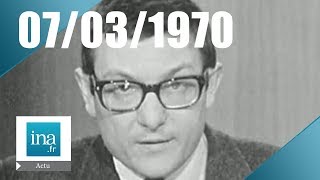 13h 1ère chaîne ORTF du 7 mars 1970 : Le vaccin contre la rougeole | Archive INA