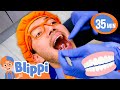 Blippi Goes To The Dentist | BEST OF BLIPPI TOYS | Educational Videos for Kids