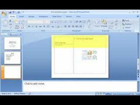 PowerPoint 2007 Demo: Create a basic presentation quickly PowerPoint 2007 Demo: Create a basic presentation quickly