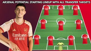IN TALKS ● Arsenal potential starting lineup with transfers | Transfer rumours summer 2023