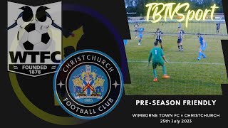 HIGHLIGHTS: Wimborne Town v Christchurch (Gerry Page Memorial Trophy)