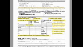 How to properly fill out a Verification of Employment
