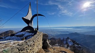 Salita al Monte Freidour di Frossasco TO dal Rifugio Melano Casa Canada per il Colle Aragno Ovest