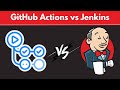 Github Actions vs Jenkins | 1 min explanation | Web Development | DevOps | Cloud-Native