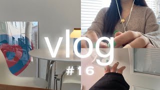 【韓国vlog】韓国留学生の1日/한국유학생의 하루