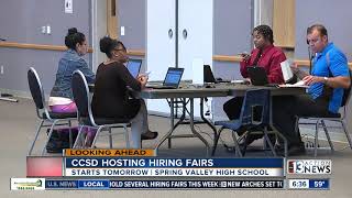 CCSD holding hiring fairs