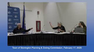Stonington Planning & Zoning Commission 02-17-2026