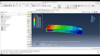 Abaqus Tutorial 1 for beginners(Static Analysis)