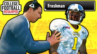 NCAA Football 14, but our FRESHMAN QB has a BREAKOUT GAME | College Football Revamped Dynasty Ep. 30