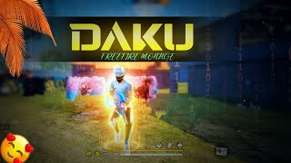 Daku Free Fire Montage | free fire song status | free fire status | FF editing