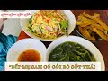 Bếp mẹ sam có GỎI BÒ SỐT THÁI | Sam Sam Shu Shi Vlog