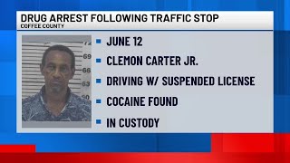 Man arrested on drug charges after traffic stop in Coffee County