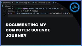 Coding Exercise in Python | Code for calculating the Circumference of a Circle