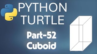Python Turtle Cuboid Tutorial | Python for Beginners Step by Step | Infosmart Solutions